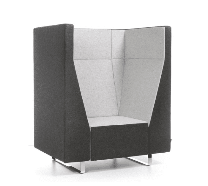 Voo Voo 9XX High Back Soft Seating single seat unit two-tone upholstery VV 921