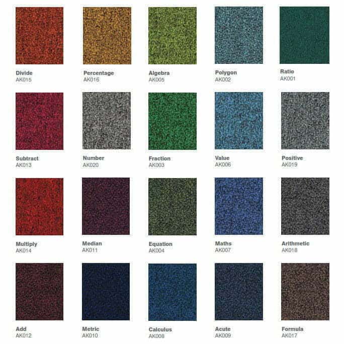 X2 Fabric Colour Options
